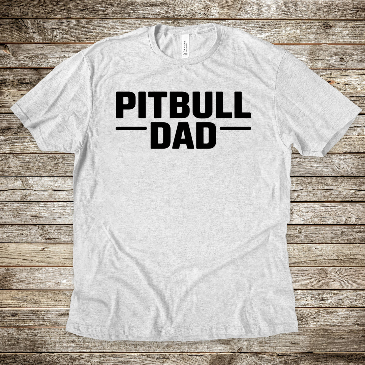 Pitbull Dad Logo Tee