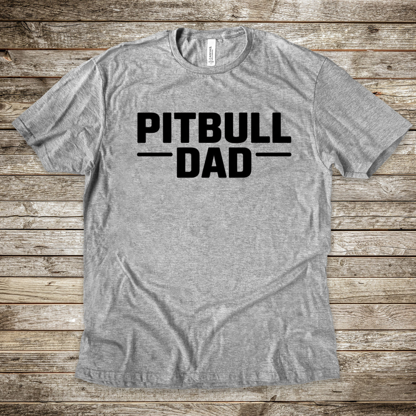 Pitbull Dad Logo Tee
